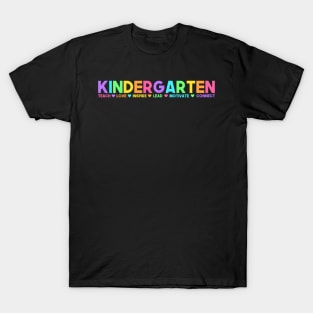 Funny Kindergarten Teacher Apparel For Back To School T-Shirt